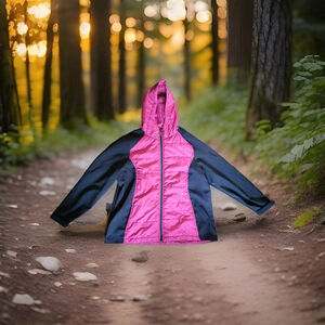i5 Apparel Jacket Pink N Black Sz XL